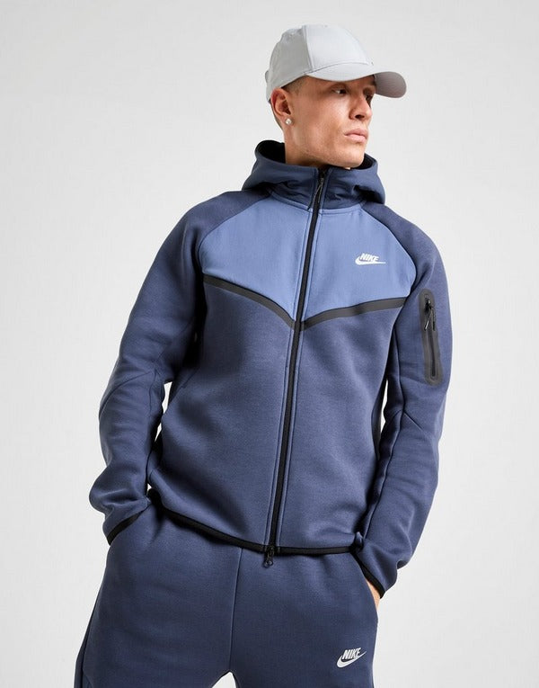 Nike Sweat à capuche zippé Tech Mix