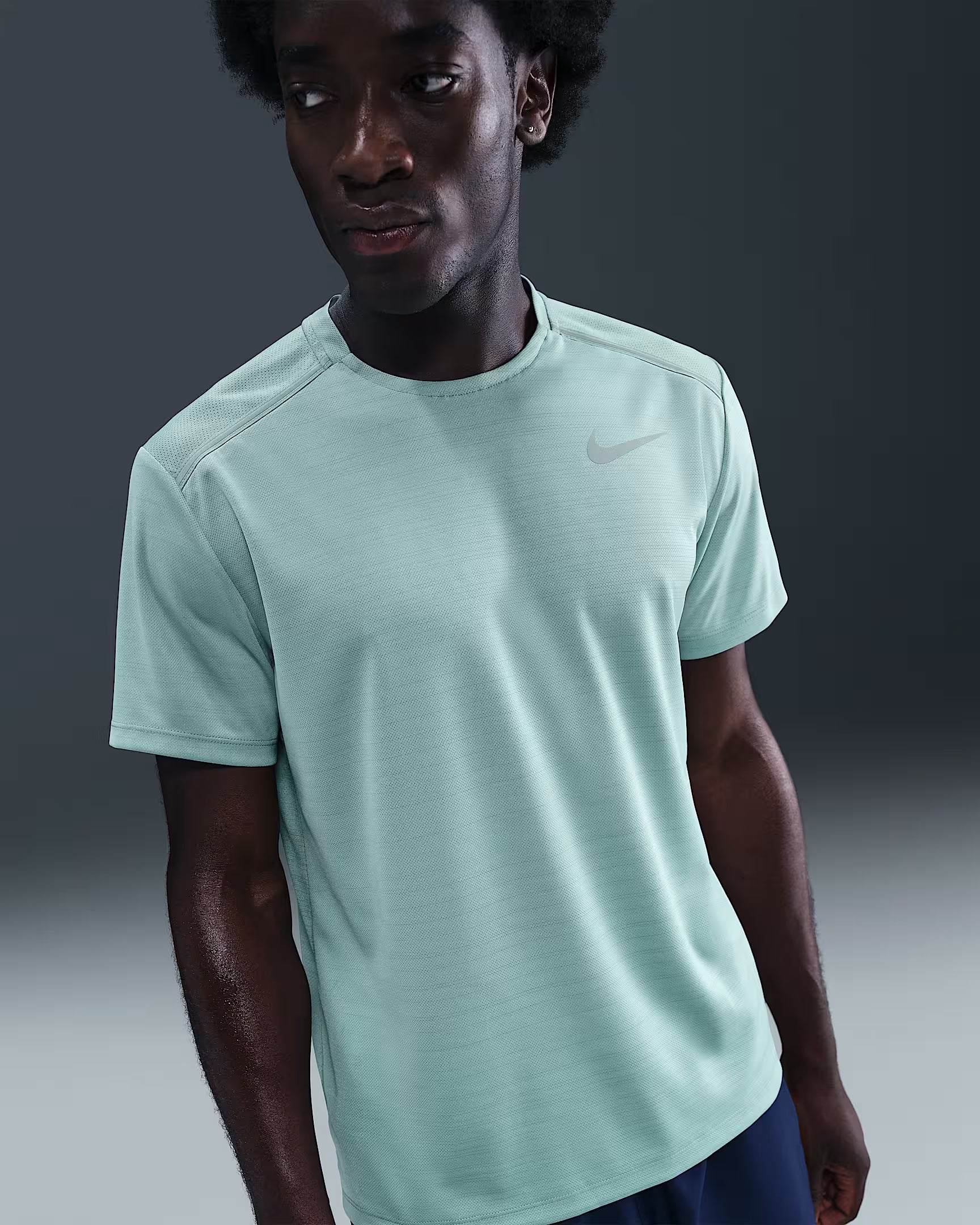 Nike Miler Haut de running à manches courtes pour homme