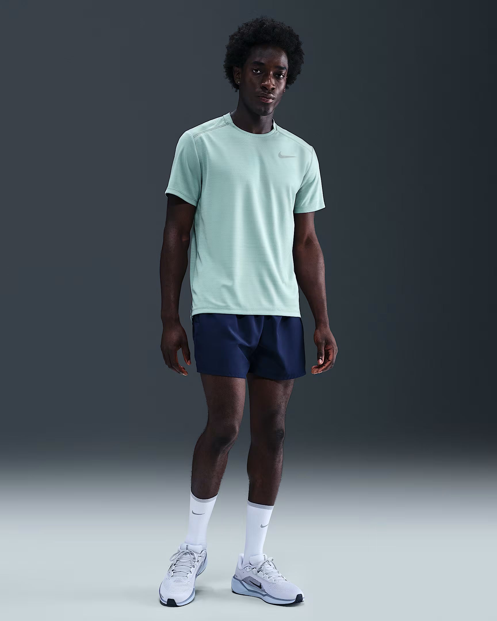 Nike Miler Haut de running à manches courtes pour homme