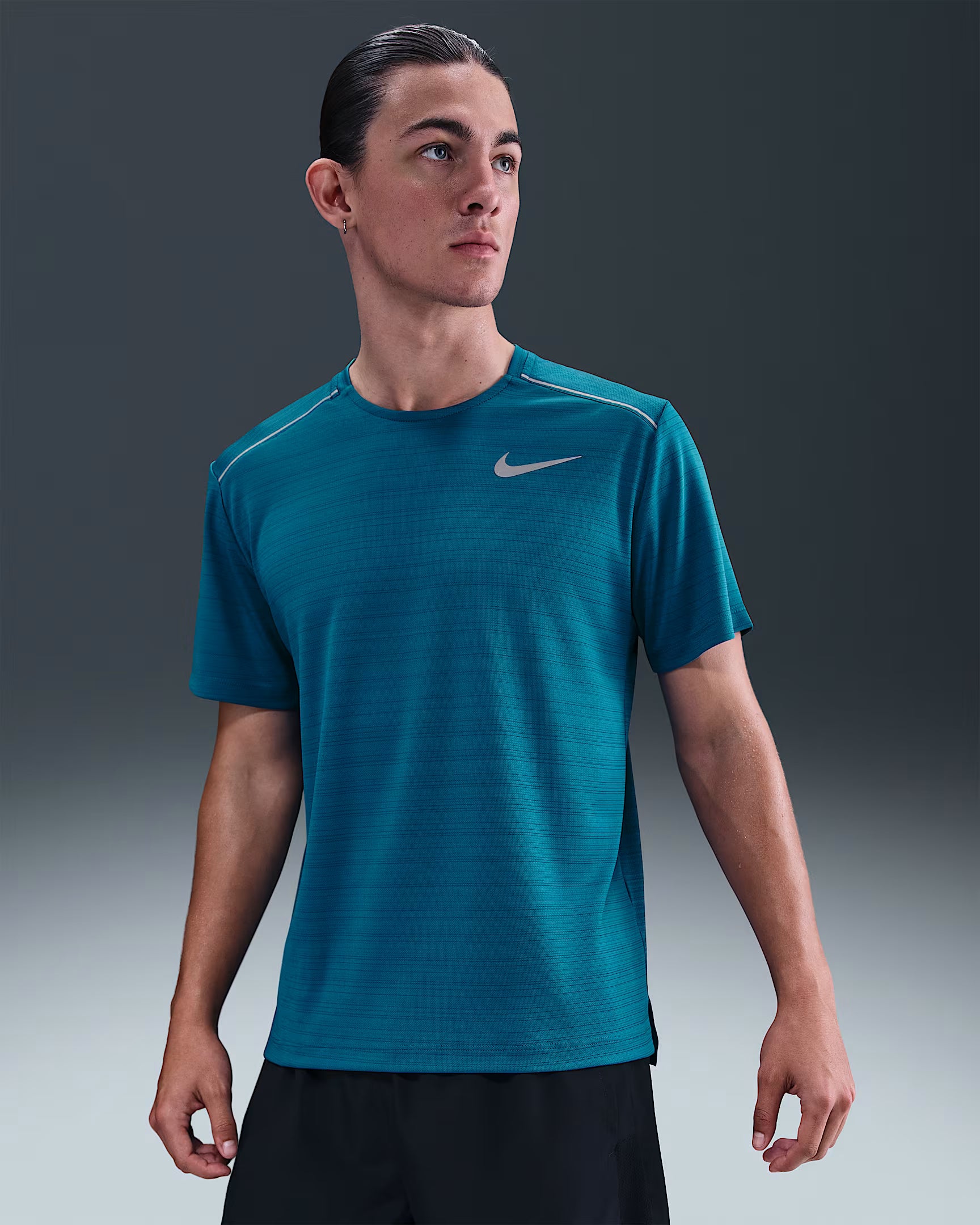 Nike Miler Haut de running à manches courtes pour homme