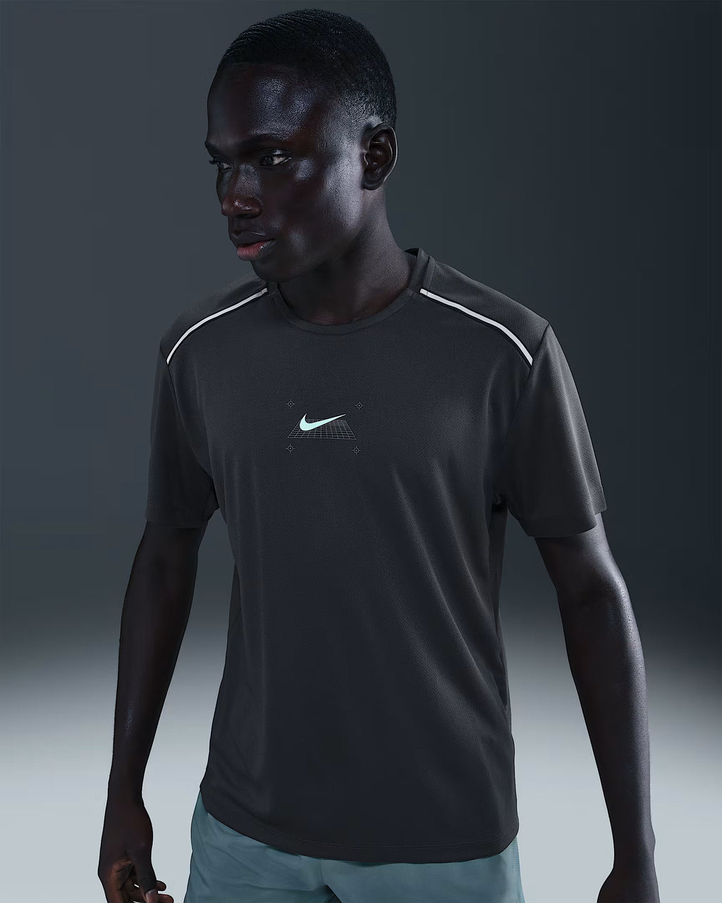 Nike Miler Haut de running à manches courtes pour homme