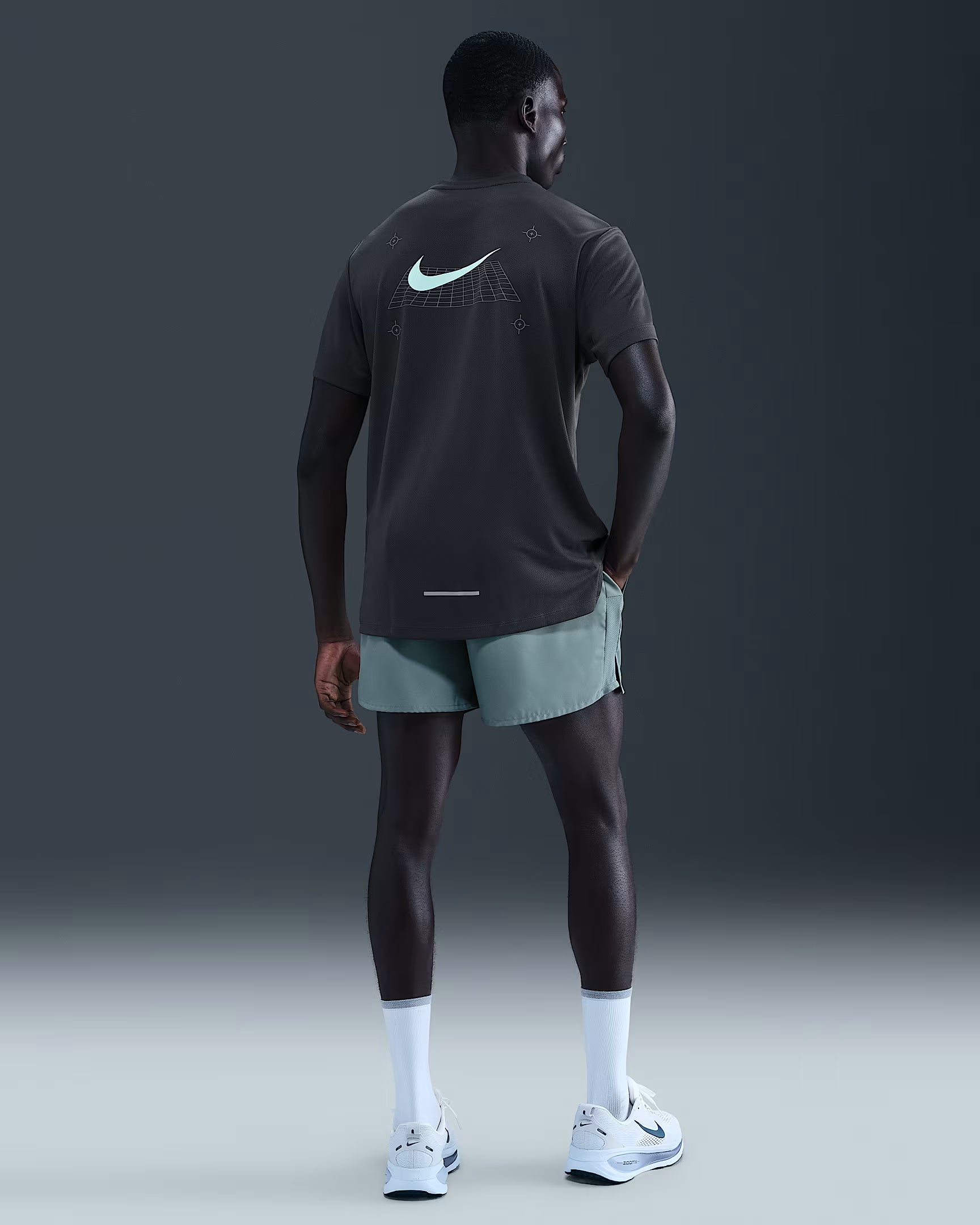 Nike Miler Haut de running à manches courtes pour homme