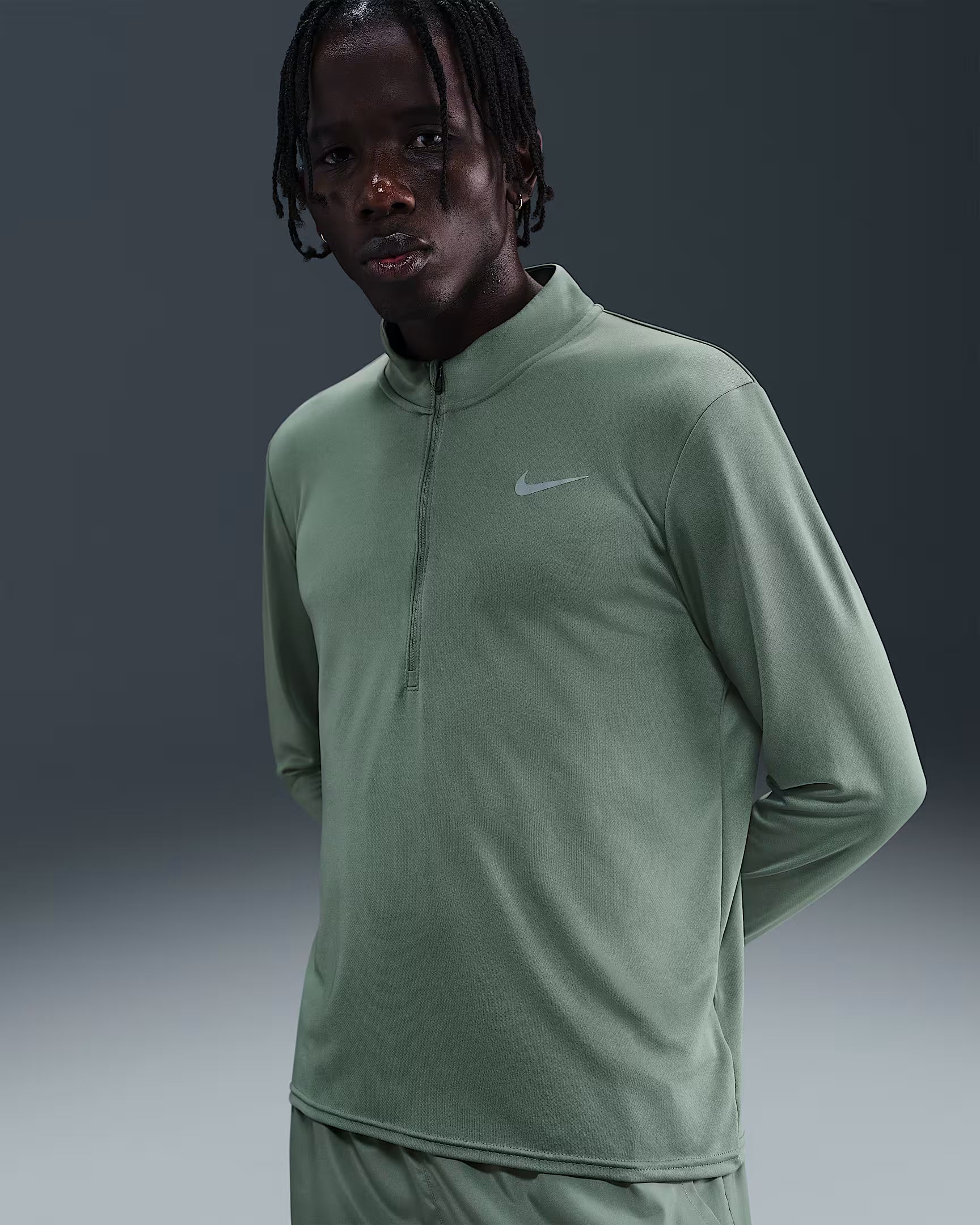 Nike Pacer Haut de running à demi-zip Dri-FIT pour homme