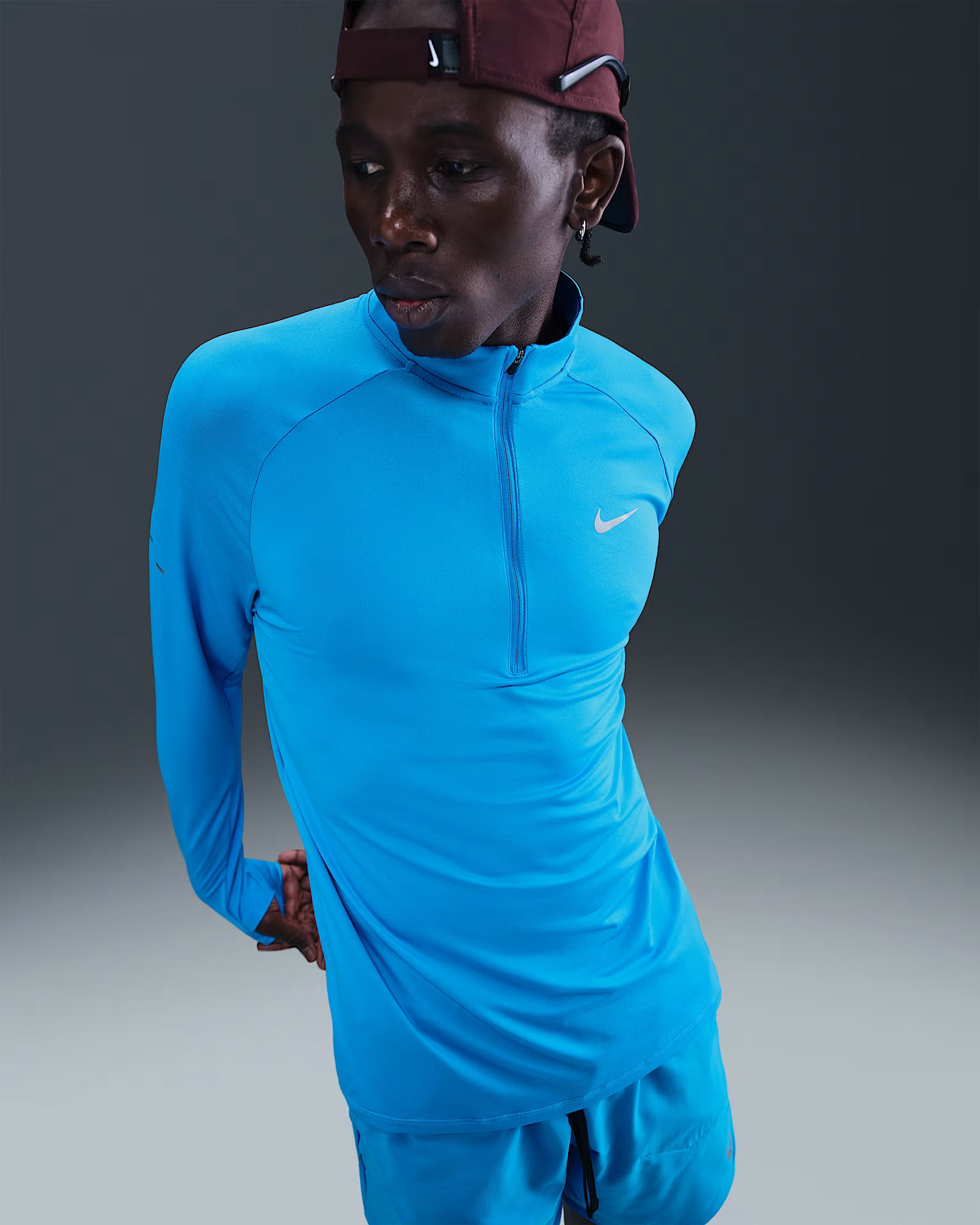Nike Stride Haut de running à 1/4 de zip Dri-FIT pour homme
