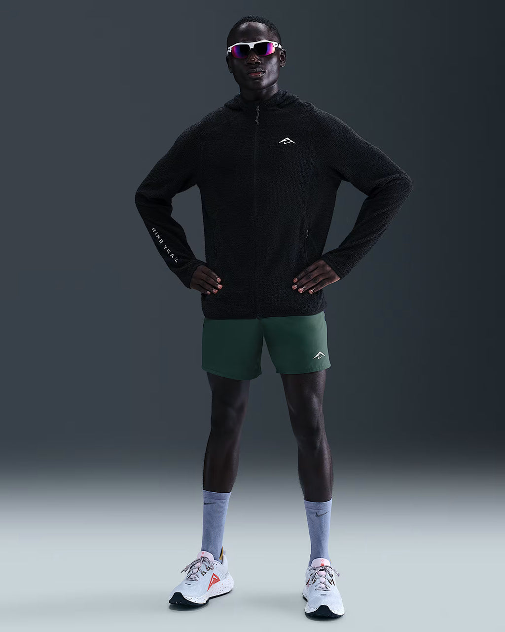 Nike Trail Veste de running en Fleece Dri-FIT pour homme