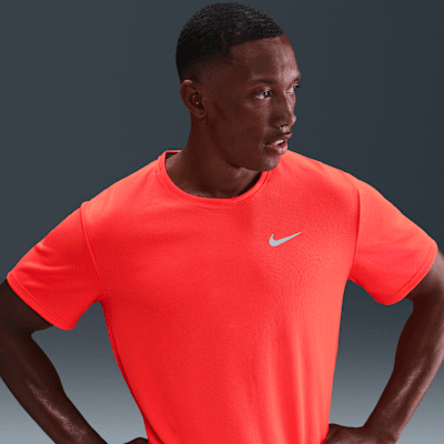 Nike Miler Haut de running à manches courtes Dri-FIT UV pour homme
