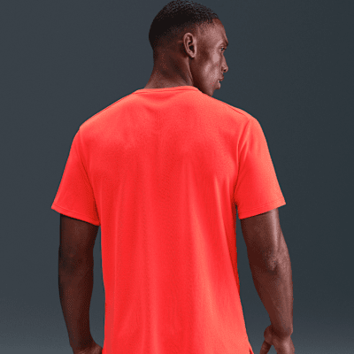 Nike Miler Haut de running à manches courtes Dri-FIT UV pour homme
