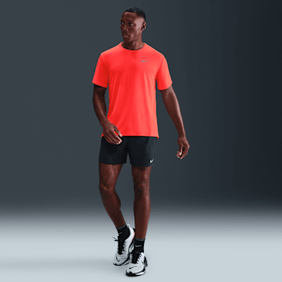 Nike Miler Haut de running à manches courtes Dri-FIT UV pour homme