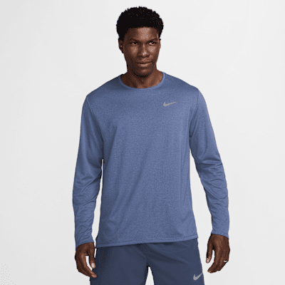 Nike Miler Haut de running à manches longues Dri-FIT UV pour homme