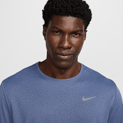 Nike Miler Haut de running à manches longues Dri-FIT UV pour homme