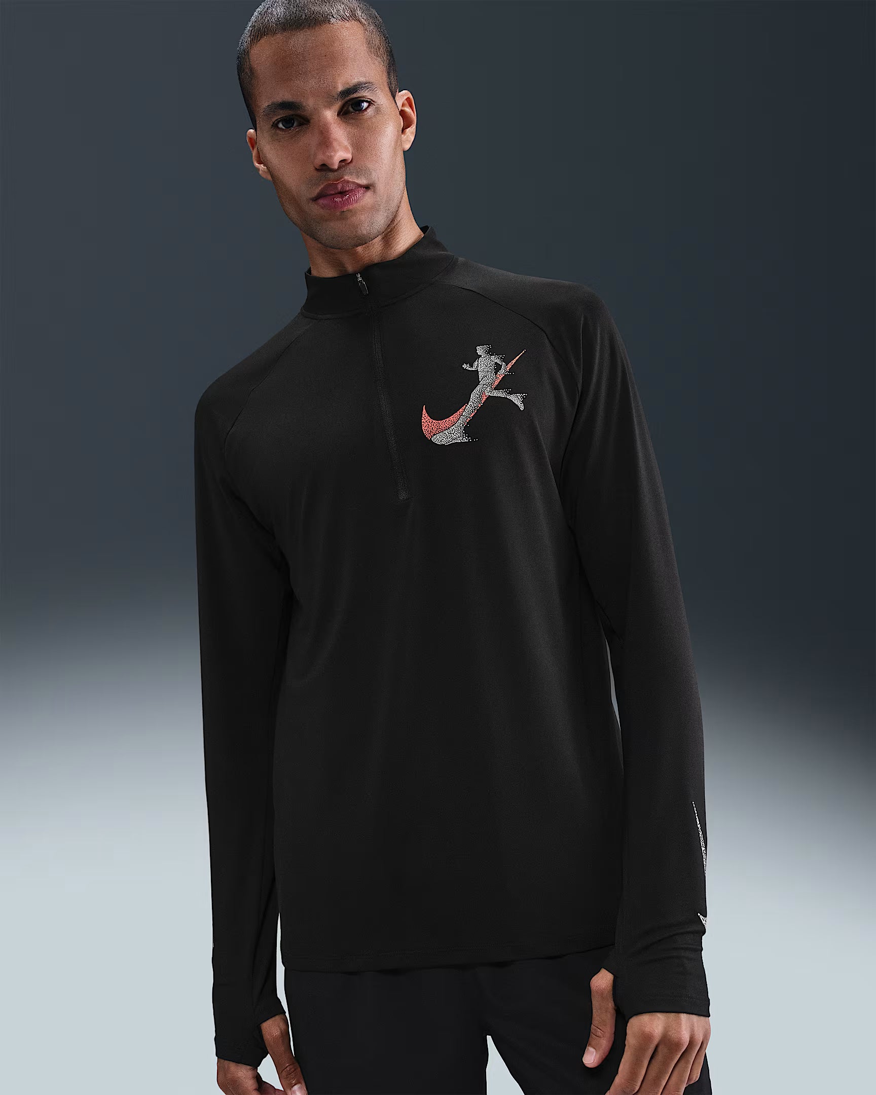 Nike Stride Haut de running à demi-zip Dri-FIT UV pour homme