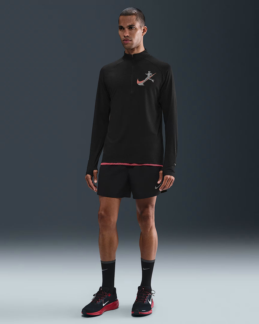 Nike Stride Haut de running à demi-zip Dri-FIT UV pour homme