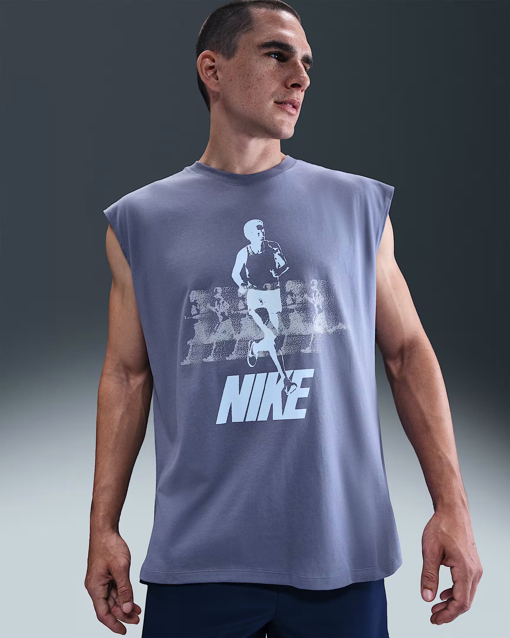 Nike Haut de running sans manches pour homme