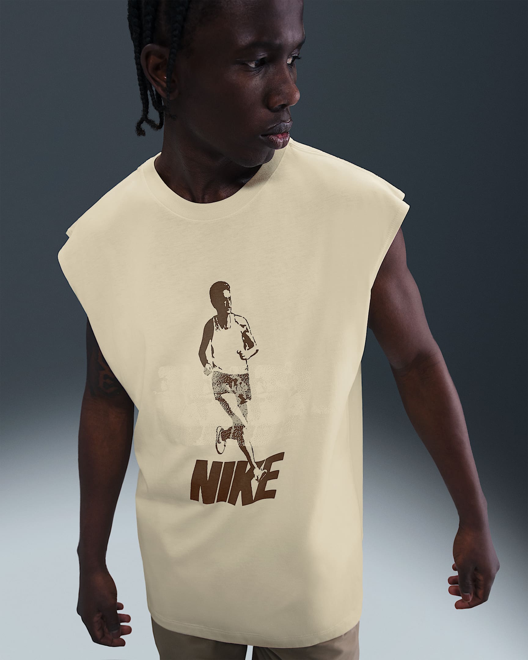 Nike Haut de running sans manches pour homme