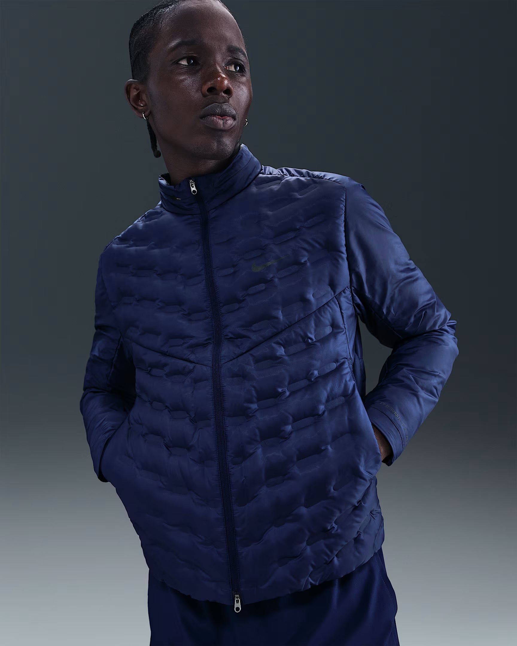 Veste de running déperlante pour homme
