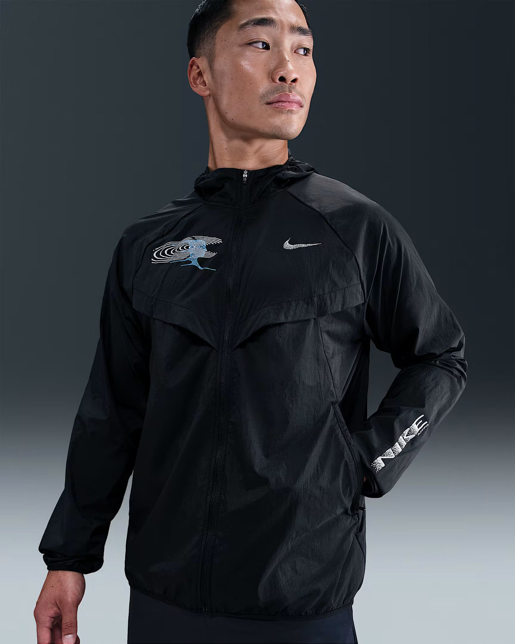 Nike Stride Veste de running déperlante avec protection UV pour homme