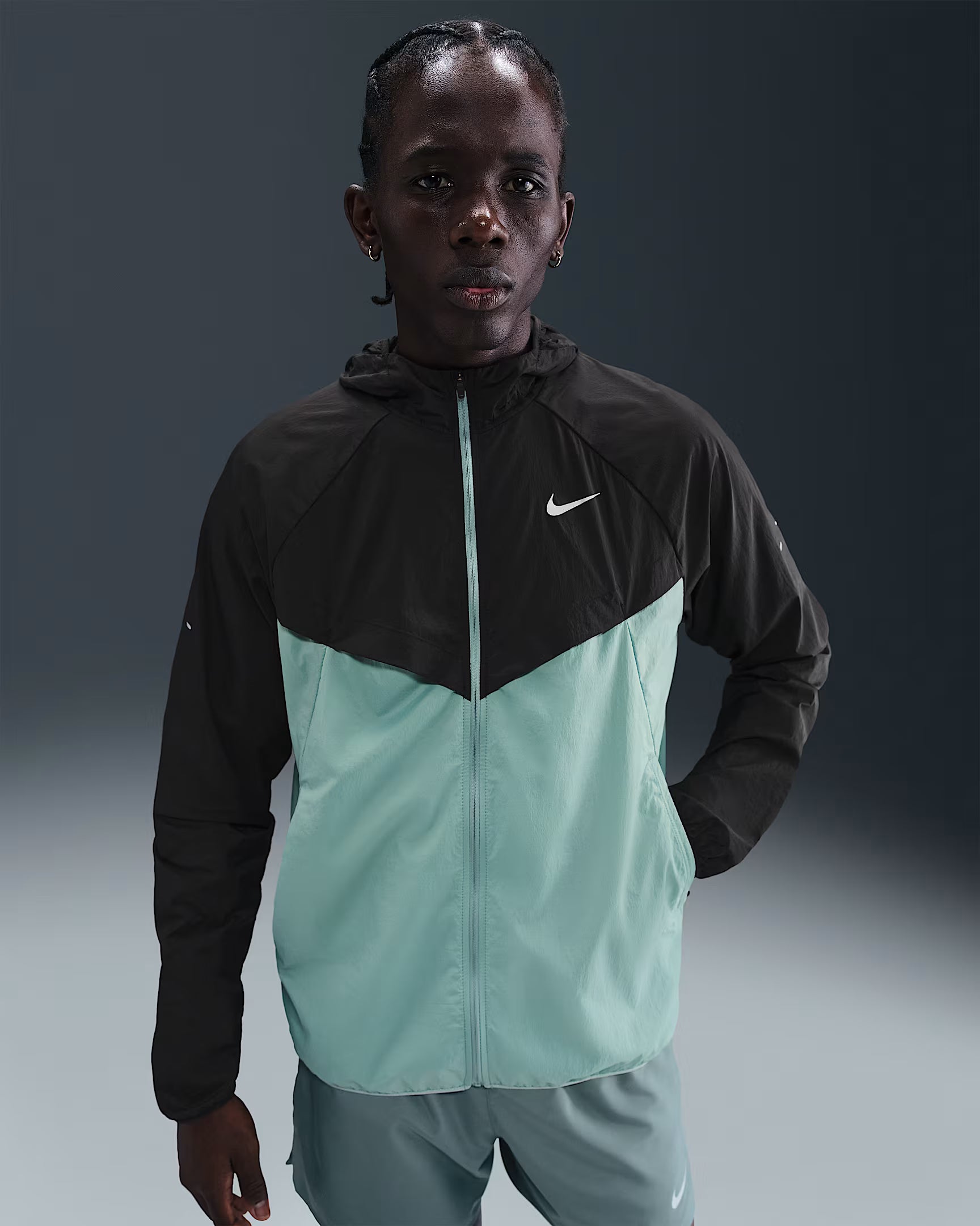 Nike Stride Veste de running déperlante anti-UV pour homme