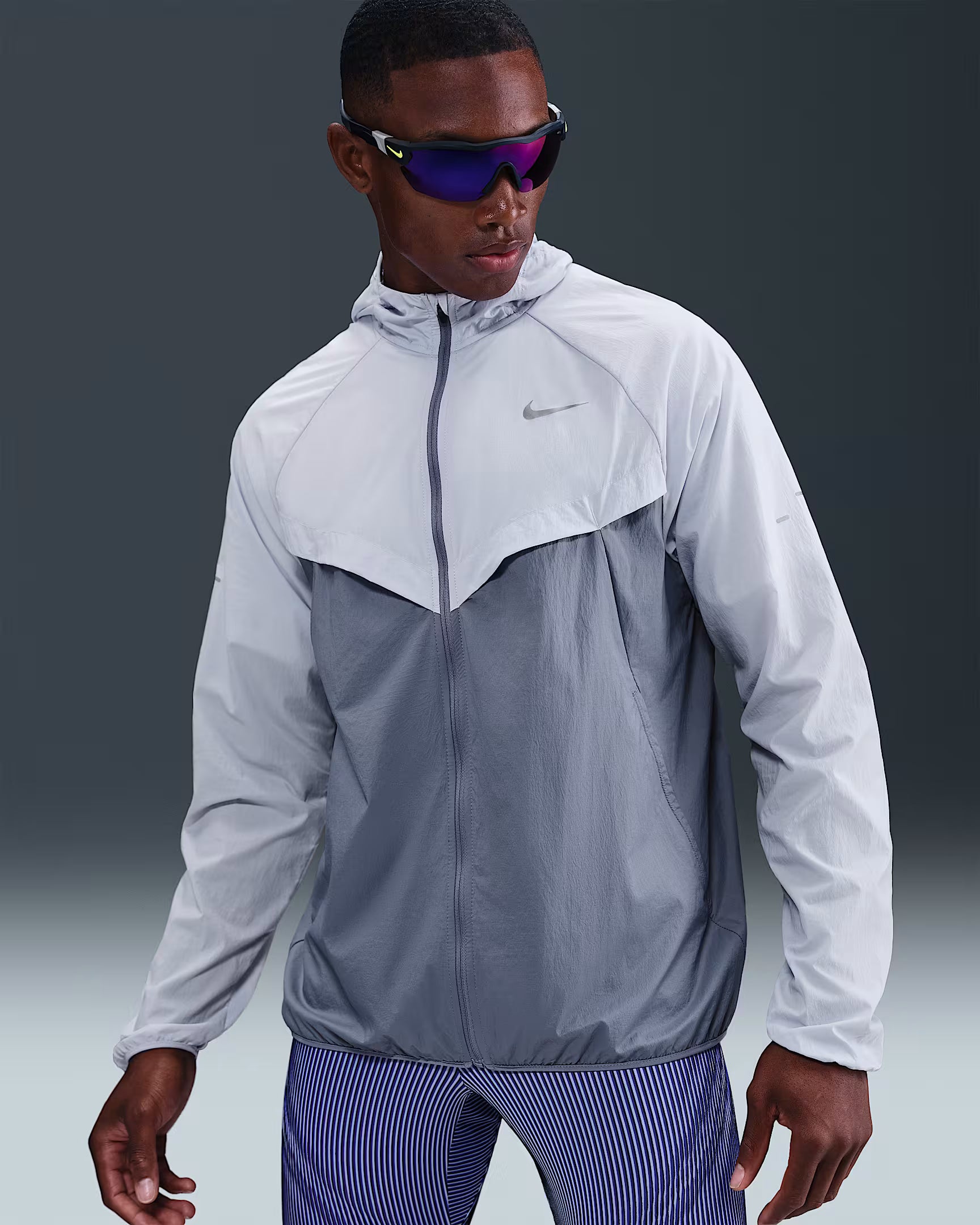 Nike Stride Veste de running déperlante anti-UV pour homme