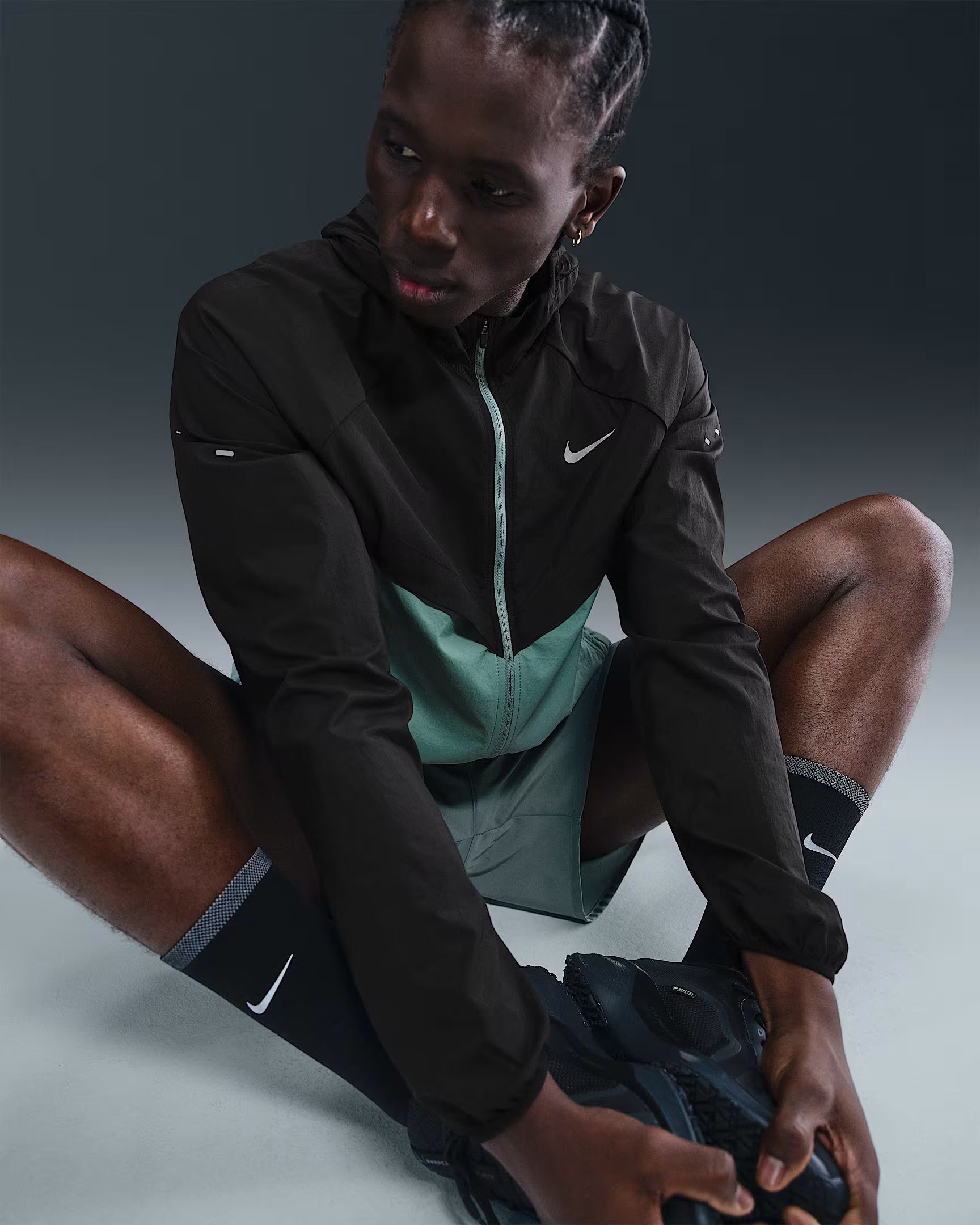 Nike Stride Veste de running déperlante anti-UV pour homme