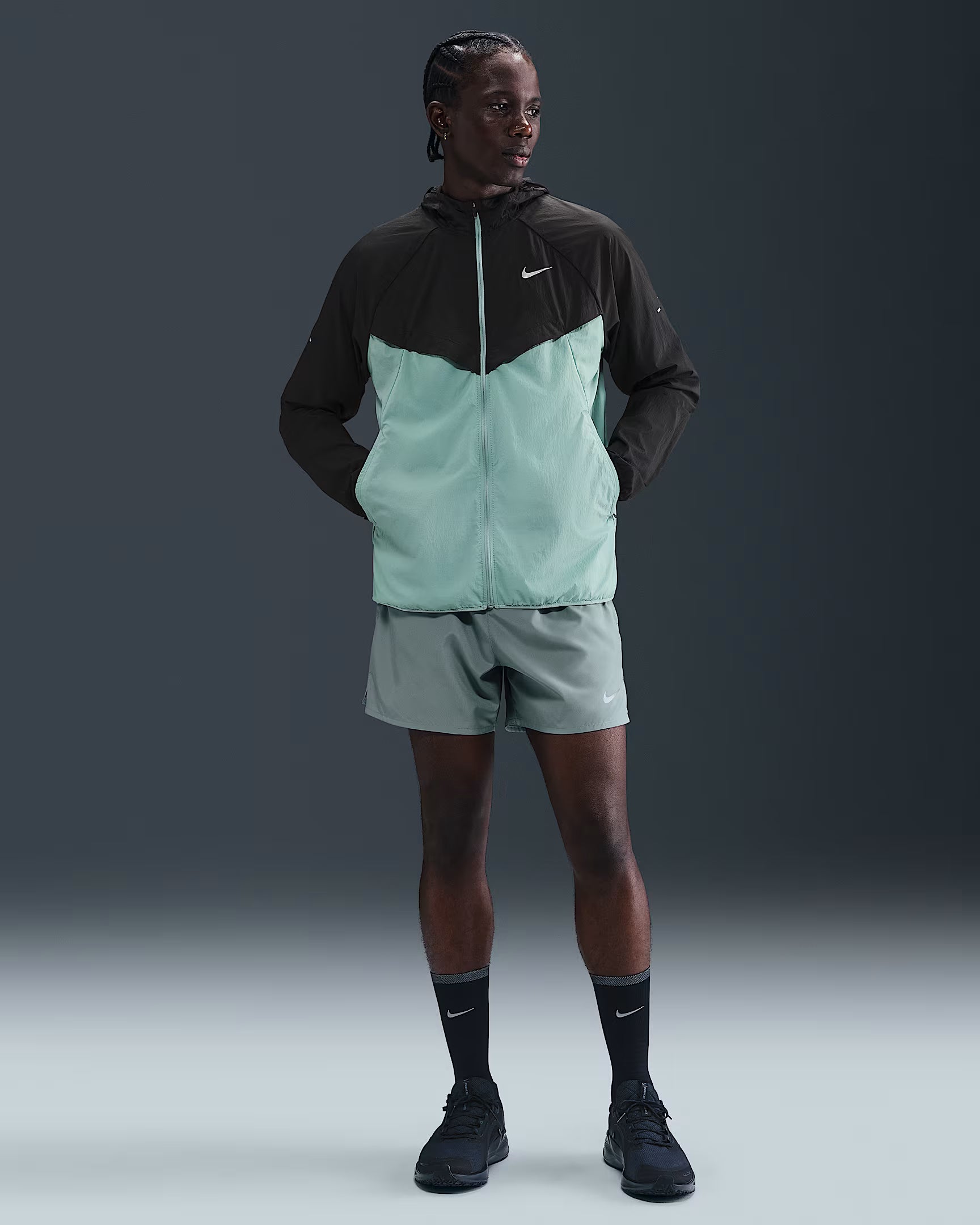 Nike Stride Veste de running déperlante anti-UV pour homme