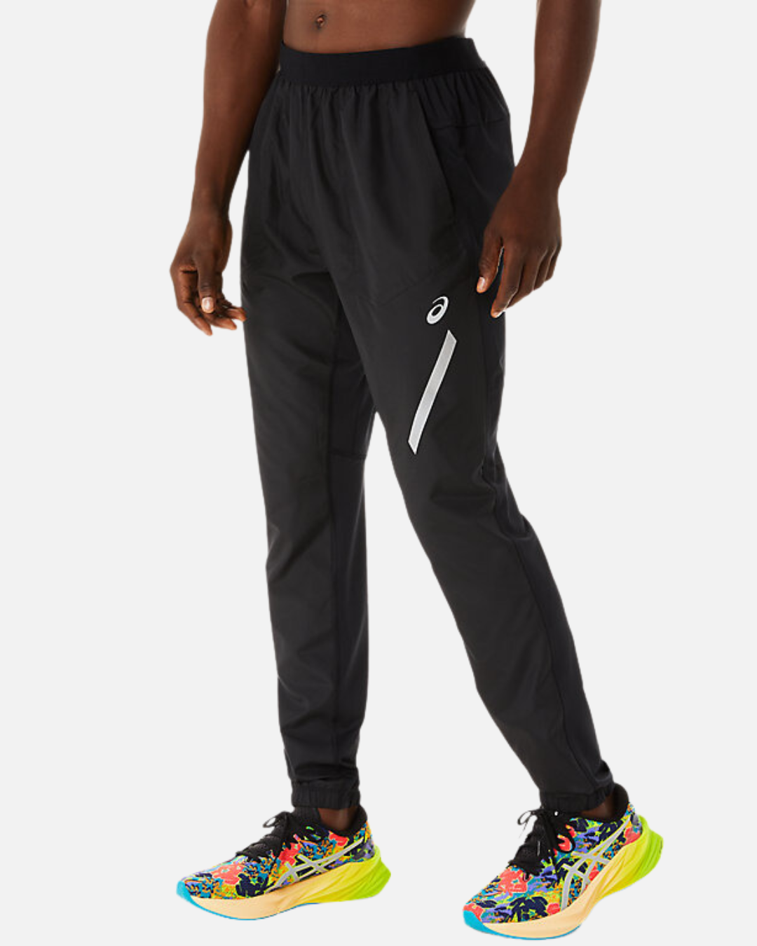 Pantalon Asics Running Lite-Show - Noir/Blanc