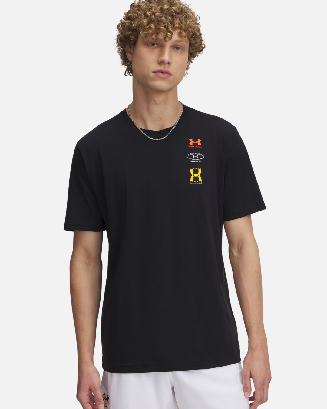 T-shirt Under Armour Evol Logo - Blanc