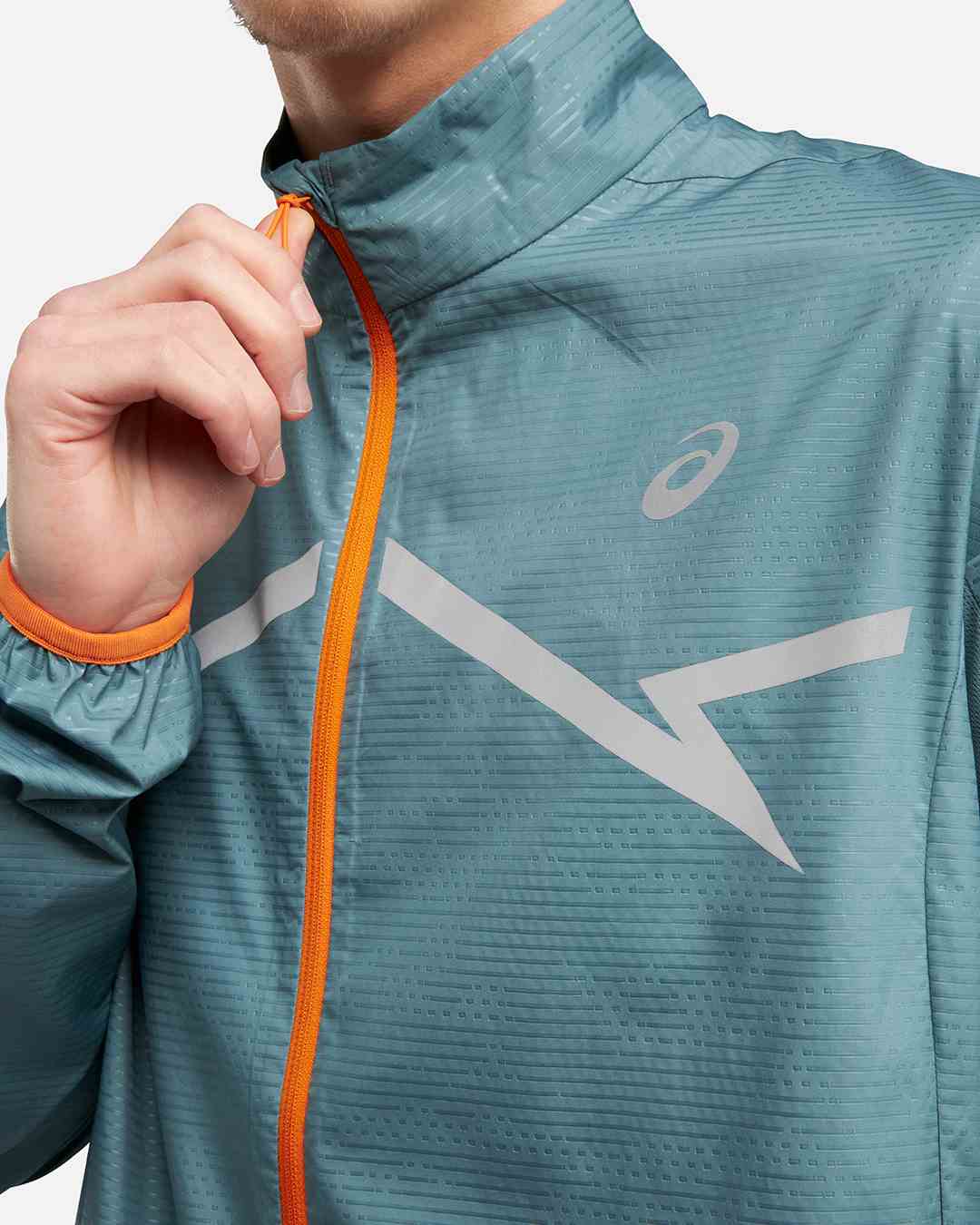 Veste Coupe-Vent Asics Running Lite-Show - Bleu Turquoise