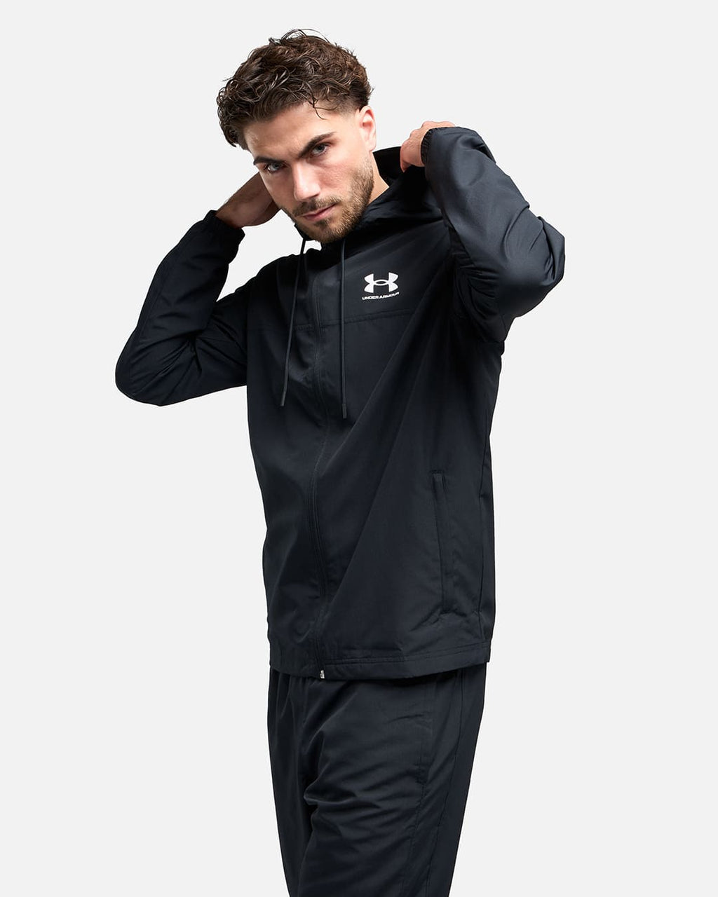 Veste Under Armour Running Rival Woven - Gris