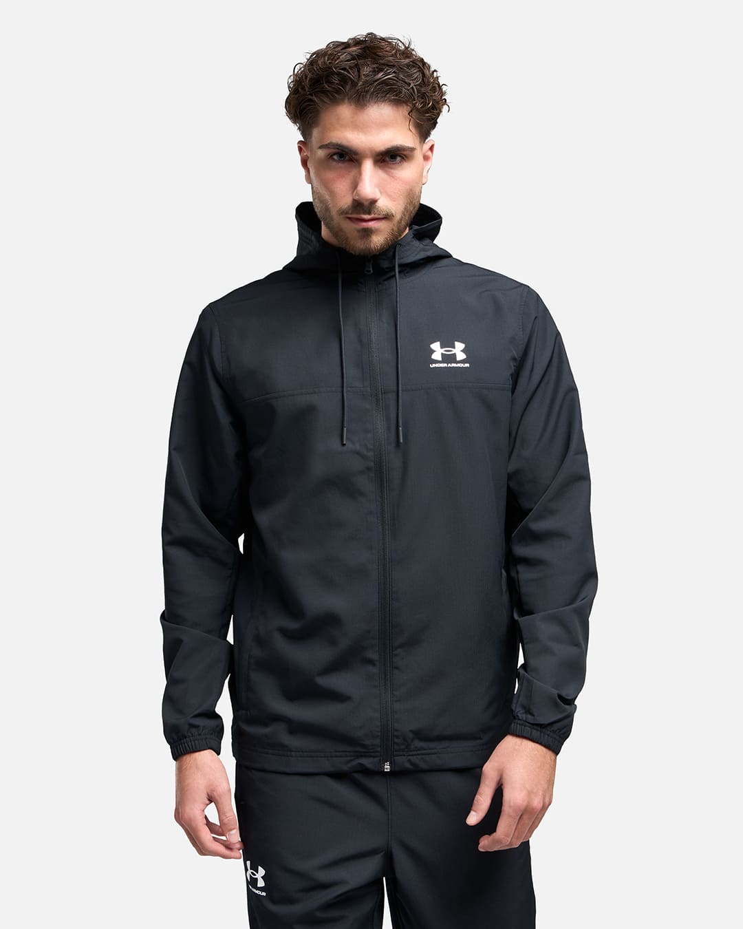 Veste Under Armour Running Rival Woven - Gris