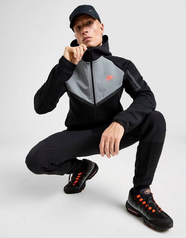Nike Sweat à capuche zippé intégral Tech Mix