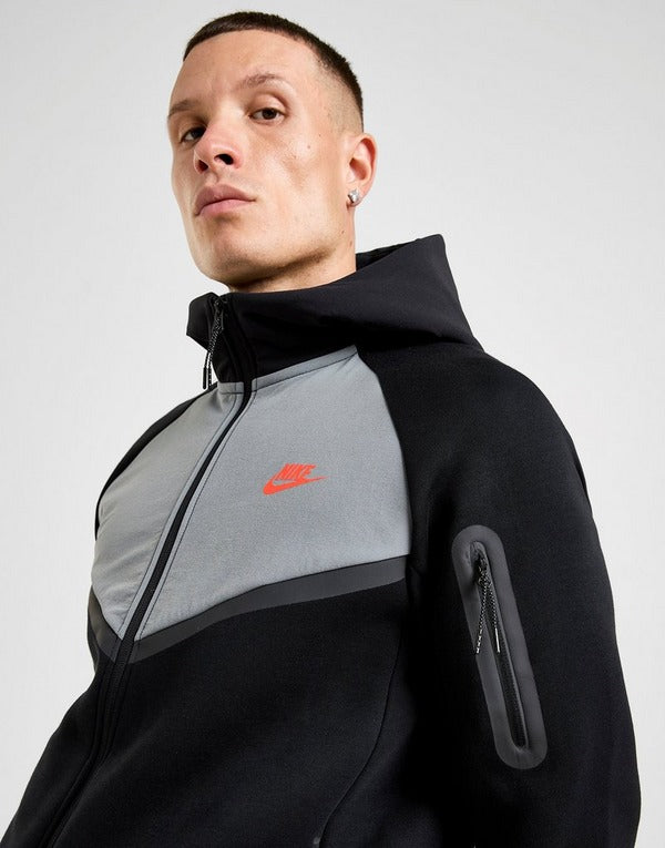 Nike Sweat à capuche zippé intégral Tech Mix
