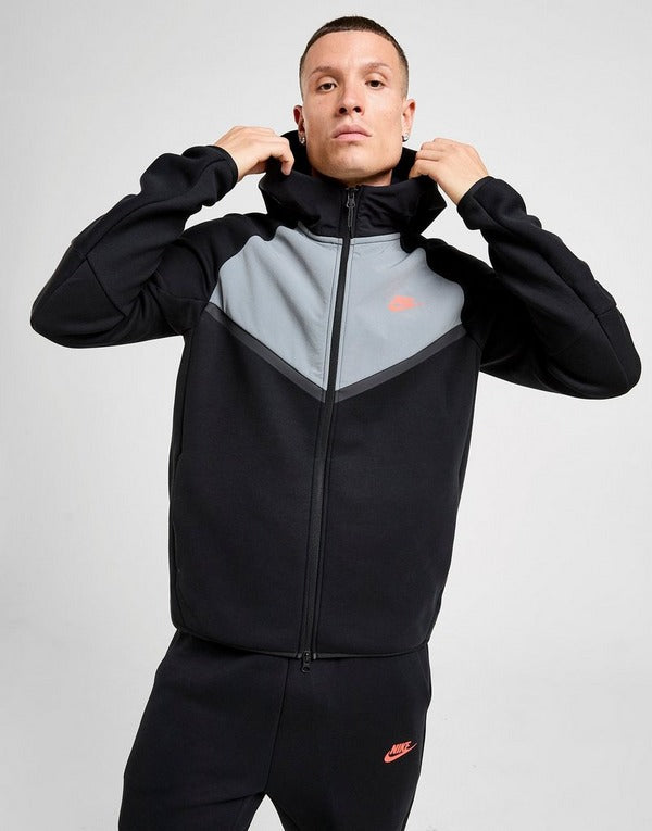 Nike Sweat à capuche zippé intégral Tech Mix