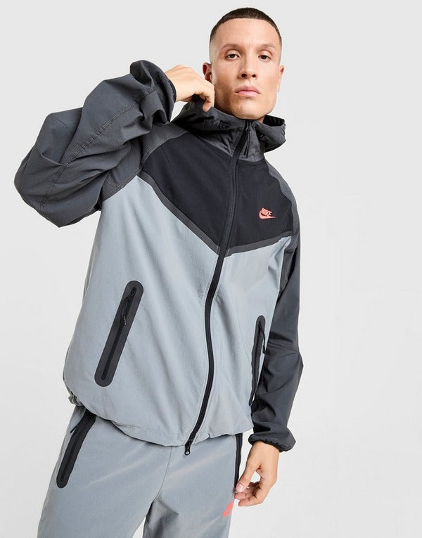Nike Tech Woven Full Zip Hooded Jacket