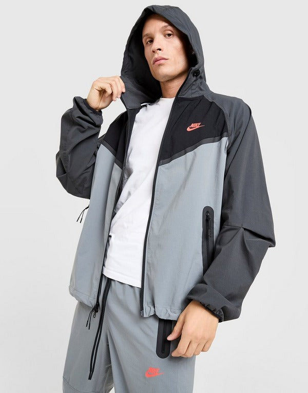 Nike Tech Woven Full Zip Hooded Jacket
